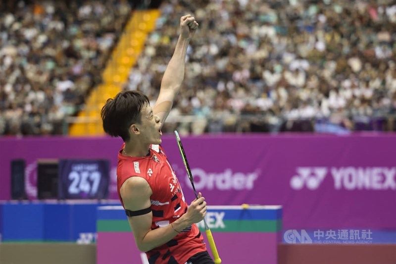 Badminton player Lin Chun-yi. CNA file photo