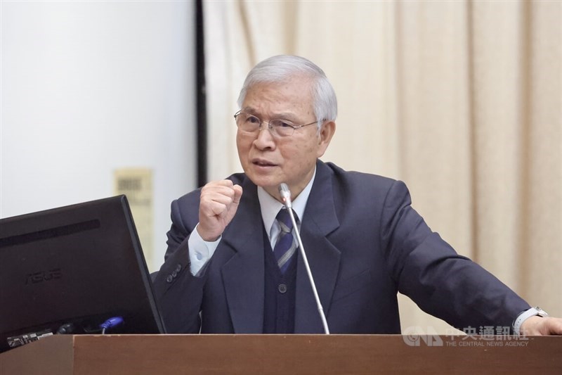 Governor Yang Chin-long of Taiwan's central bank. CNA photo April 10, 2025