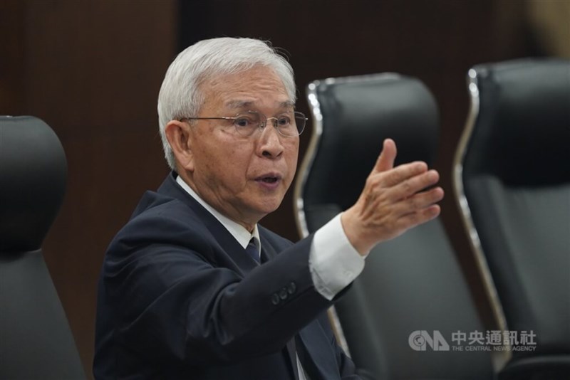 Yang Chin-long (楊金龍), governor of Taiwan's central bank. CNA photo May 5, 2025