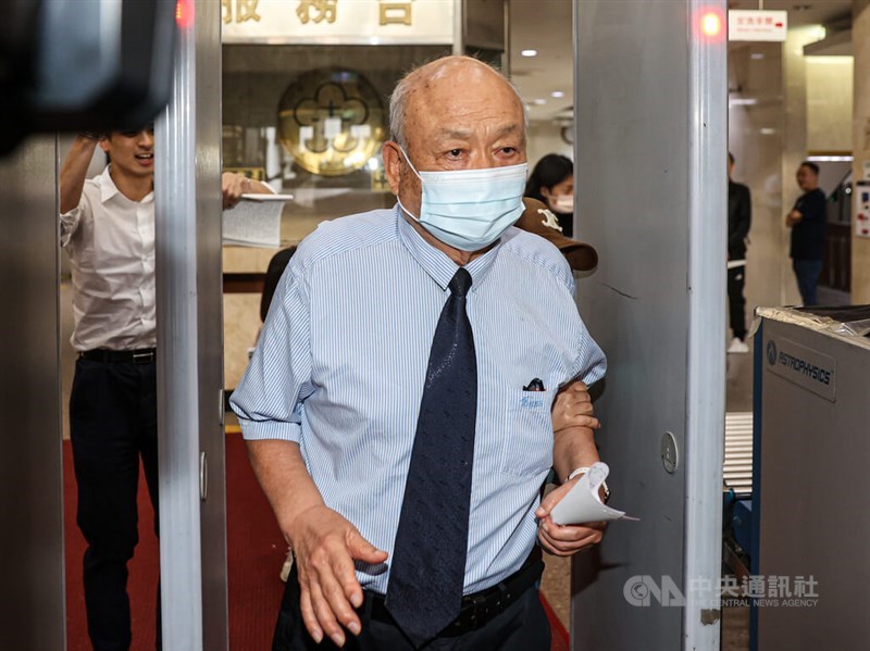 Former Core Pacific Development Corporation Chairman Chu Yea-hu. CNA photo May 8, 2025