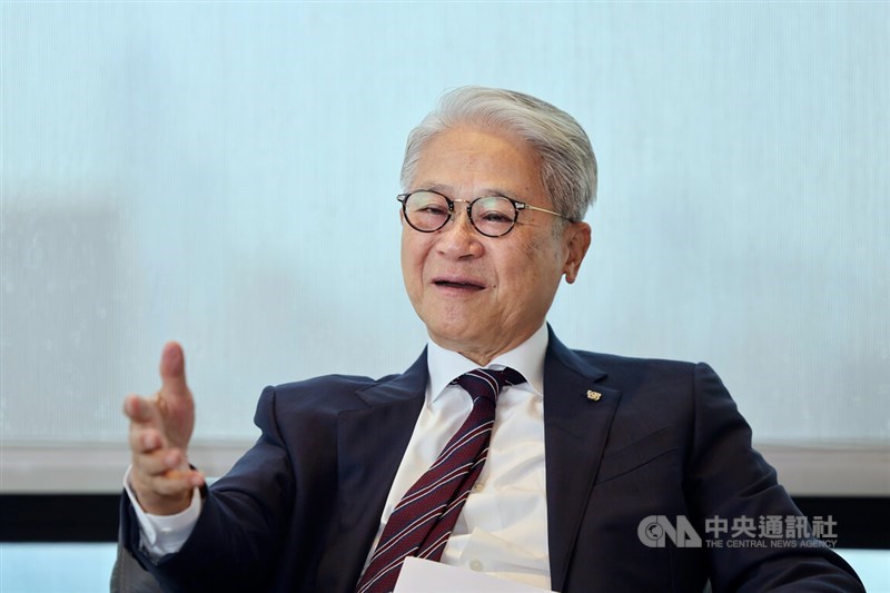 Thomas Wu, chairman of Taishin Financial Holding Co. CNA photo May 7, 2025