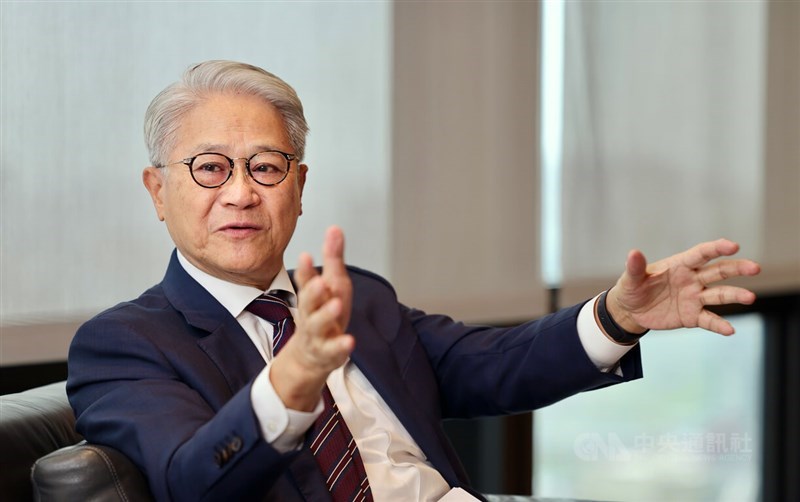 Thomas Wu, chairman of Taishin Financial Holding Co. CNA photo May 7, 2025