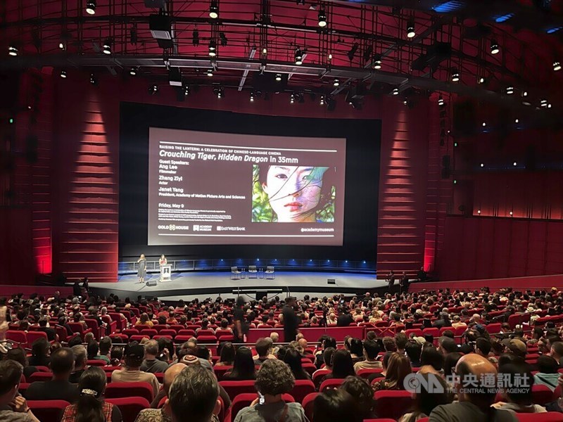 The Academy Museum of Motion Pictures in L.A. screens Lee's Oscar-winning film "Crouching Tiger, Hidden Dragon" at a special event on Friday to celebrate the 25th anniversary of the film's release in Los Angeles. CNA photo May 9, 2025