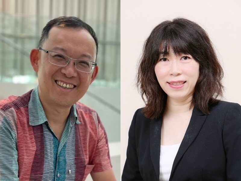 Chen Mu-min (left) and Chiang Ya-chi (right). Images taken from websites of NCHU and NTOU