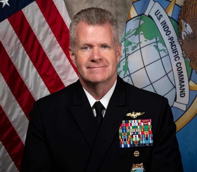 Admiral Samuel Paparo, Commander of the U.S. Indo-Pacific Command (Photo source: U.S. Navy website www.navy.mil)