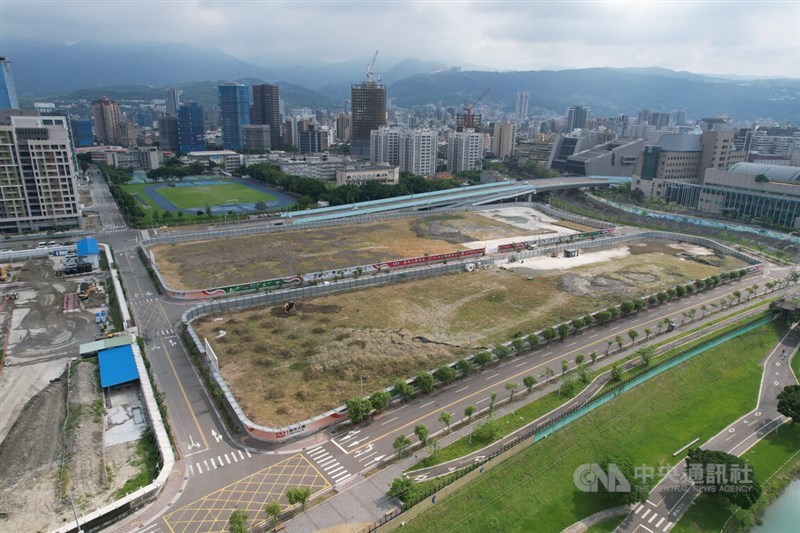 Nvidia's Taiwan headquarters will be located in Beitou-Shilin, Taipei. The photo shows two lots of land, designated T17 and T18, in the Beitou-Shilin Science Park. CNA file photo