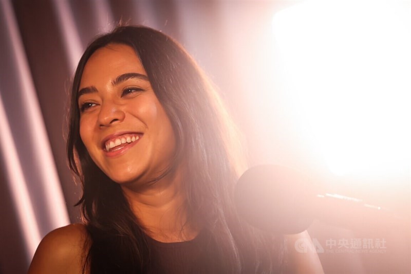 French-Taiwanese jazz singer Estelle Perrault. CNA file photo