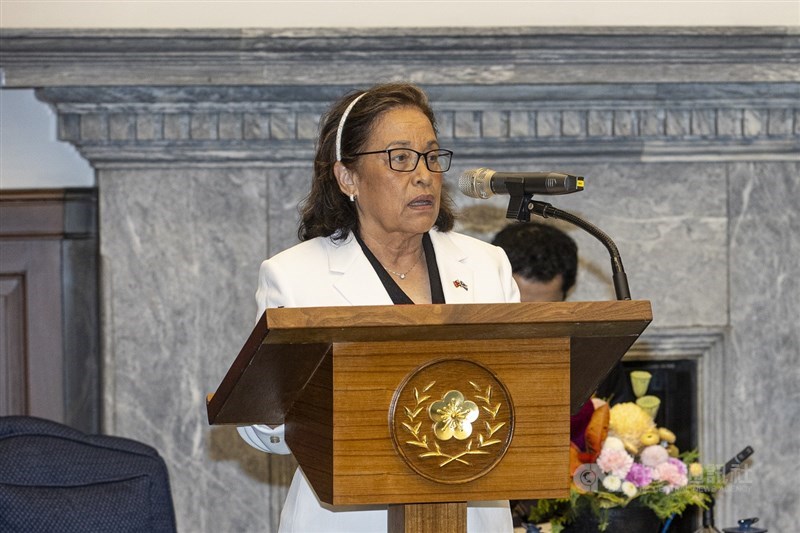 Hilda Heine, president of the Marshall Islands. CNA photo June 3, 2025