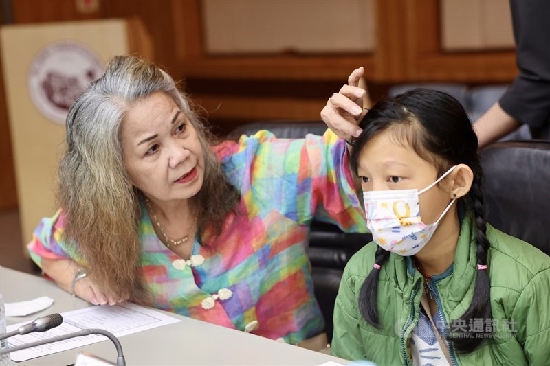 11-year-old Sherlyn Aurelia (in green jacket). CNA photo June 13, 2025