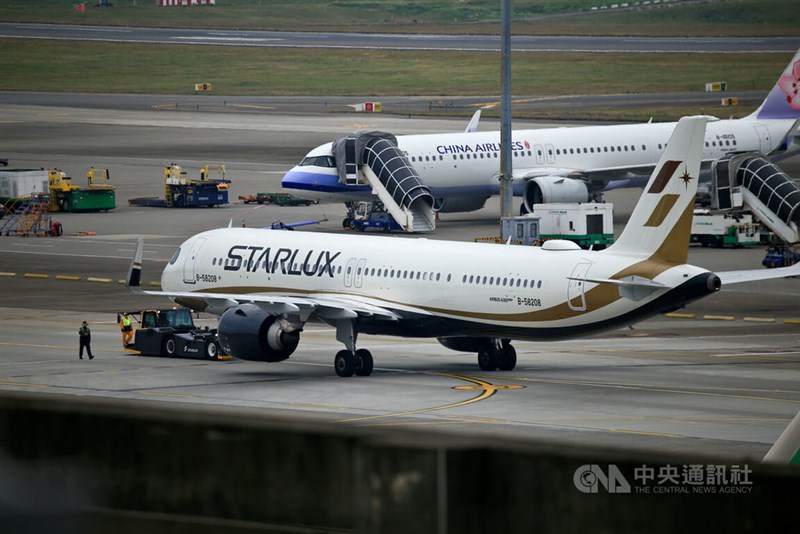 Photo of CAL, Starlux airplanes for illustrative purposes. CNA photo June 15, 2025