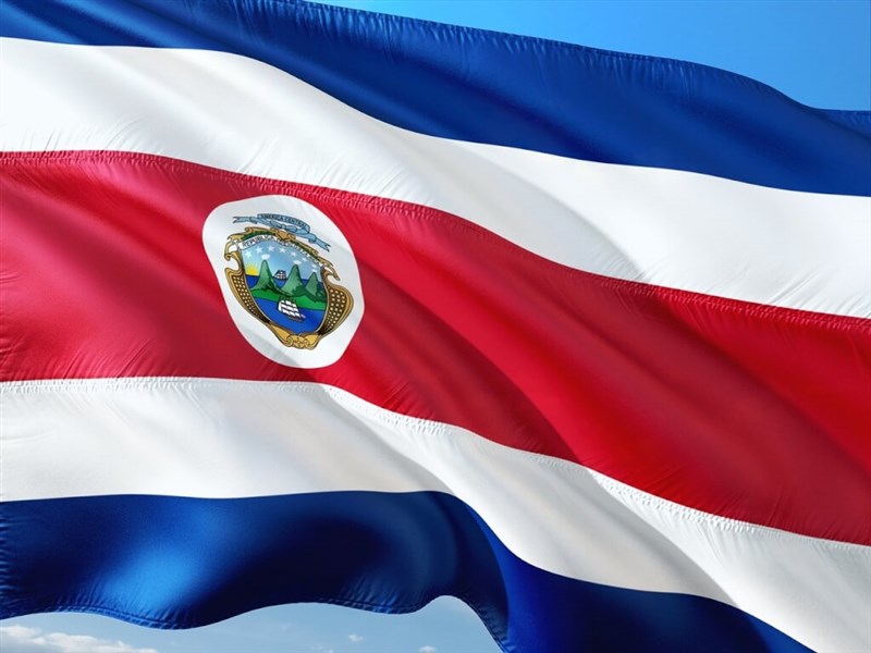 The Costa Rican national flag. Source: Pixabay