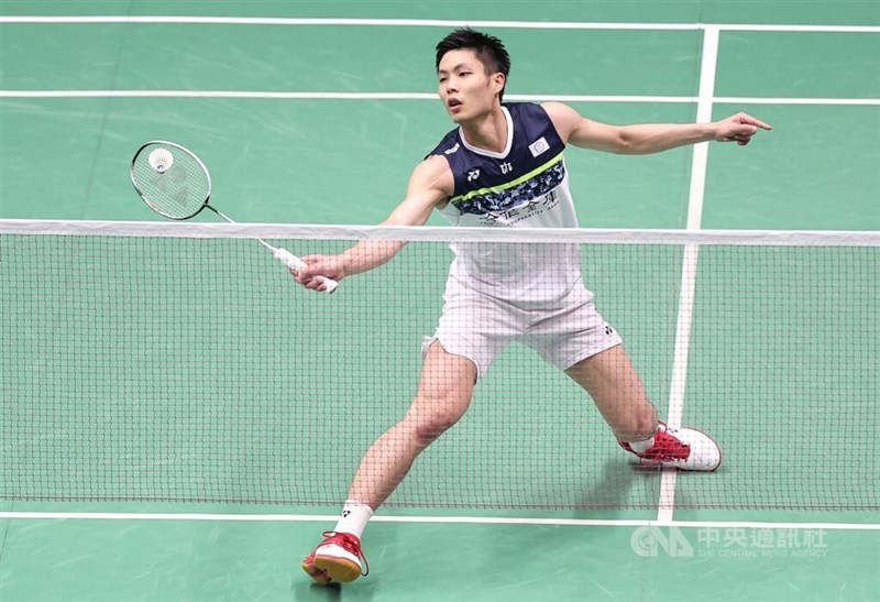 Taiwan's badminton ace Chou Tien-chen. CNA file photo