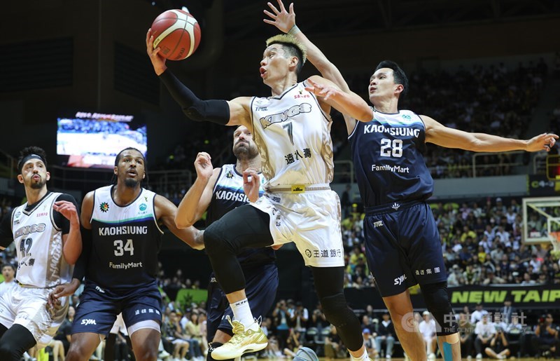 Basketball player Jeremy Lin (in white). CNA photo June 29, 2025