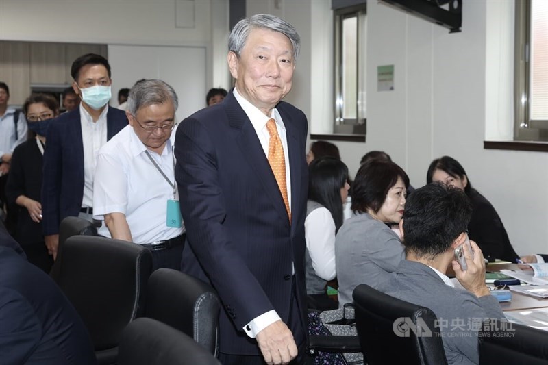 Economic Affairs Minister Kuo Jyh-huei at the Legislature in Taipei on Monday. CNA photo July , 2025