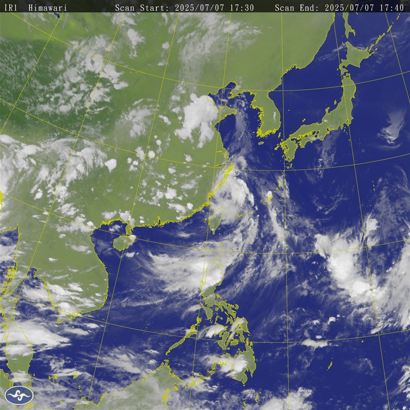Satelite image: Central Weather Administration
