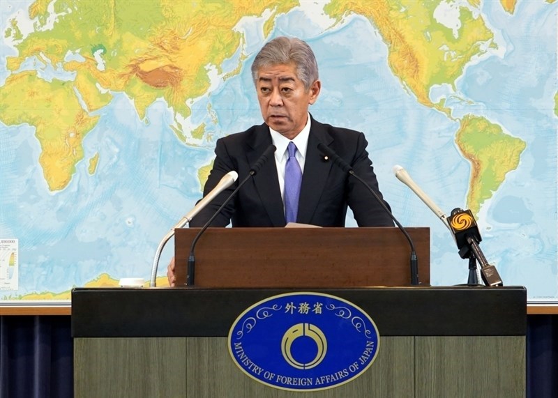 Japanese Foreign Minister Takeshi Iwaya. Photo courtesy of Japan's Ministry of Foreign Affairs April 8, 2025