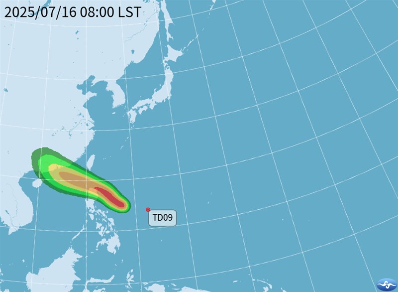 (Photo source: Central Weather Administration website)