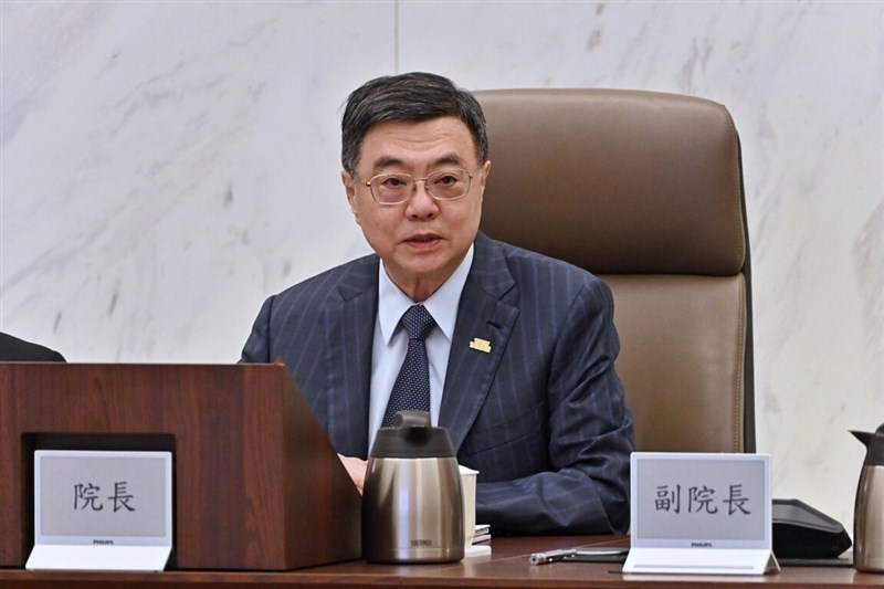 Taiwan's Premier Cho Jung-tai. CNA photo July 17, 2025
