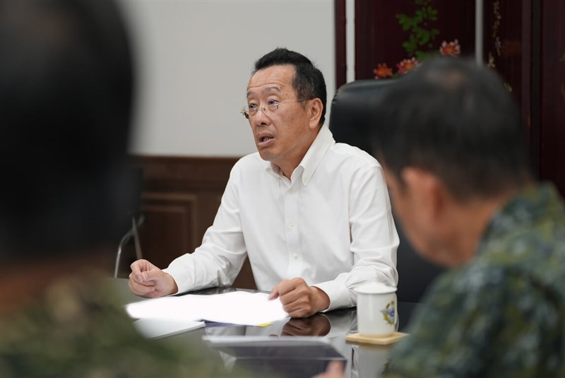 Defense Minister Wellington Koo. Photo courtesy of Ministry of National Defense July 18, 2025