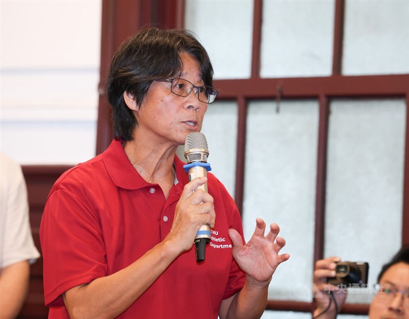 The suspended women's soccer coach at National Taiwan Normal University Chou Tai-ying. CNA file photo