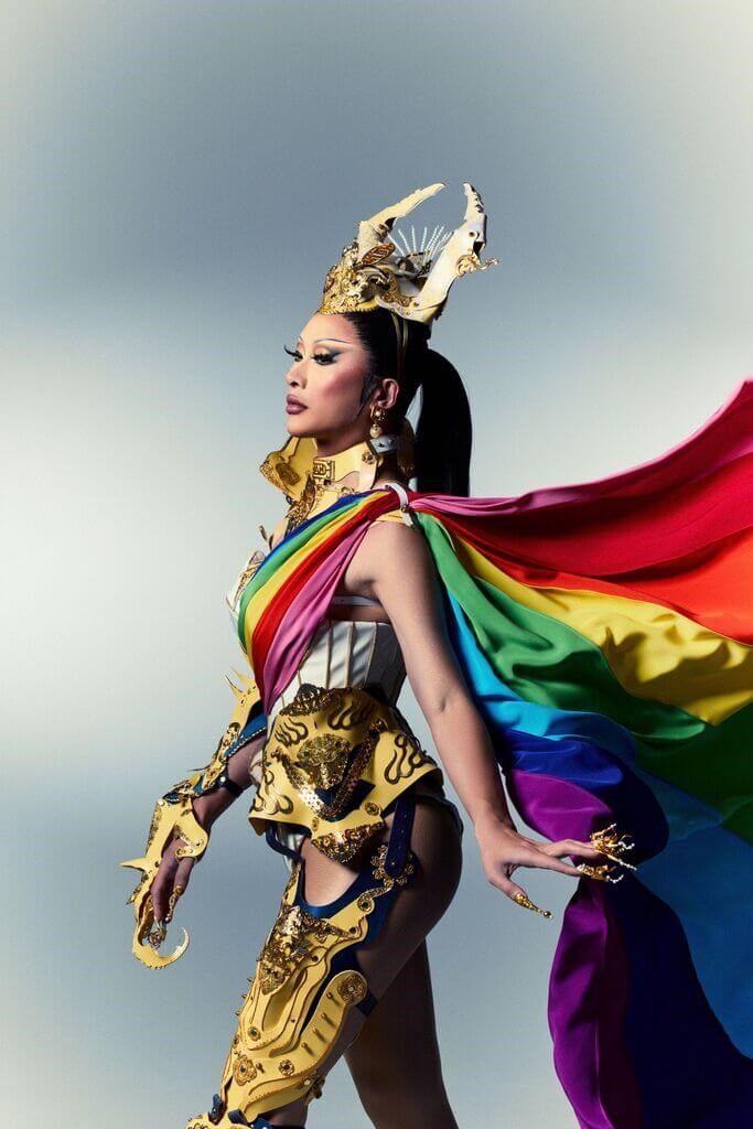 Photo courtesy of the Taiwanese drag artist Nymphia Wind. July 31, 2025
