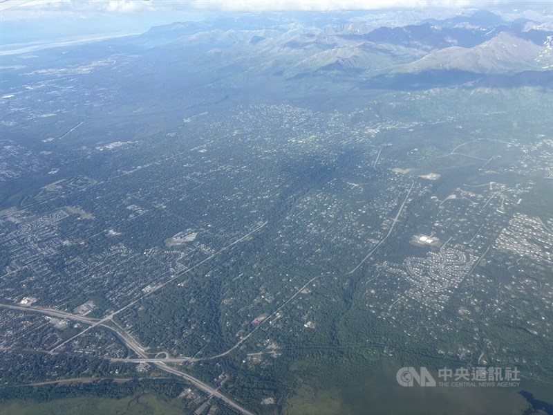 A bird’s-eye view of Anchorage, Alaska’s largest city. CNA photo Au. 4, 2025