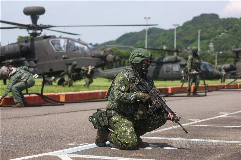 Taiwan's Army 601st Aviation Brigade conducts exercises in July, 2025. CNA file photo.