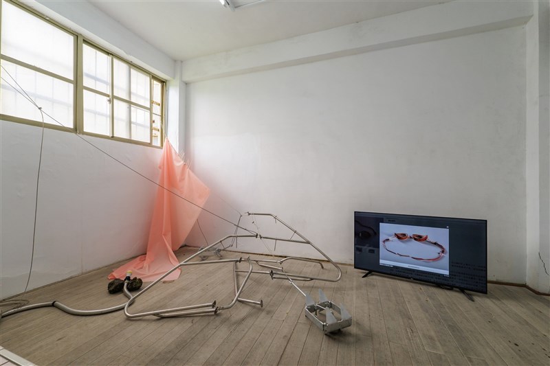 Hong Kong artist Michelle Lee’s installation “A Cold Wind Blows” is featured at the 2025 Green Island Biennial on Green Island. Photo courtesy of the National Human Rights Museum