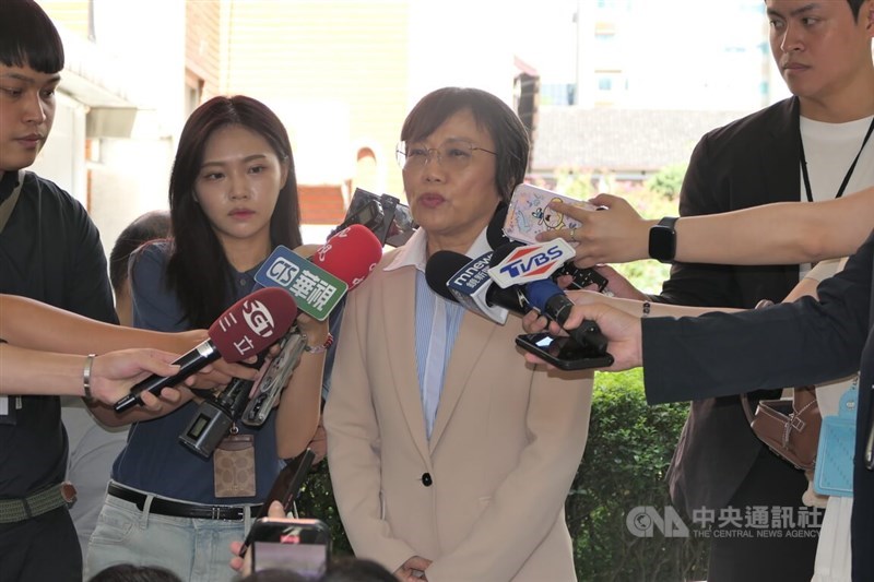 Interior Minister Liu Shyh-fang. CNA photo Aug. 12, 2025