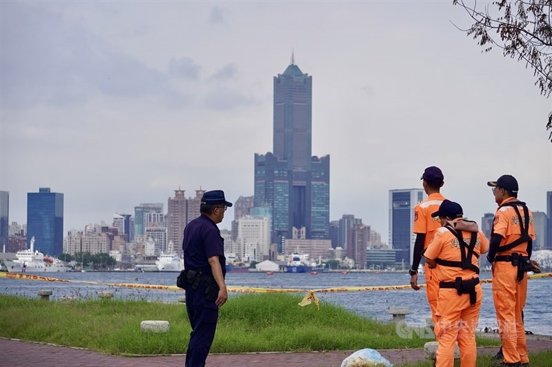 A view in Sizihwan Bay in Kaoshiung on Tuesday. CNA photo Aug.12, 2025