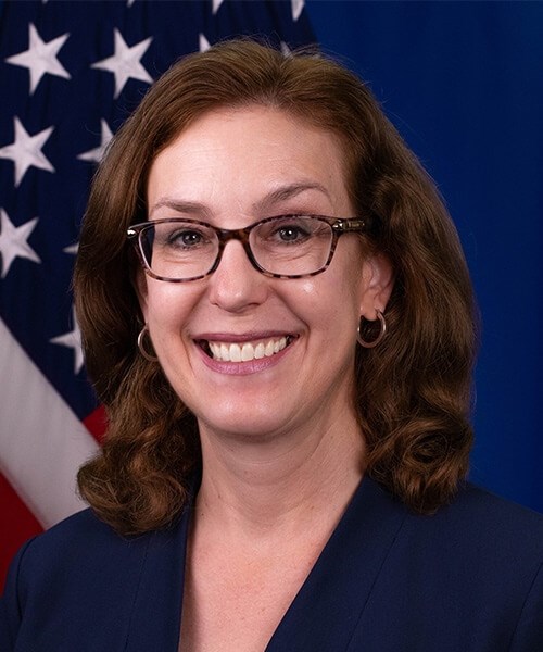 The deputy United States representative to Taiwan Karin M. Lang. Image taken from the website of the American Institute in Taiwan