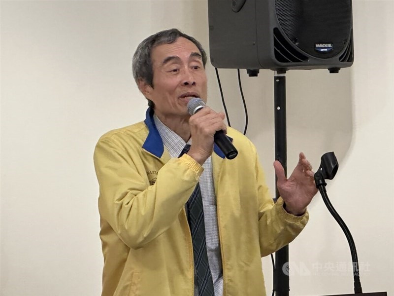 Former president of NATMA Jung Tsai. CNA photo Aug. 12, 2025