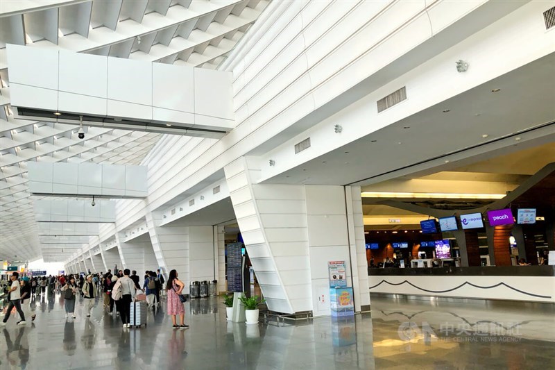 Taoyuan International Airport on Wednesday. CNA photo Aug. 13, 2025