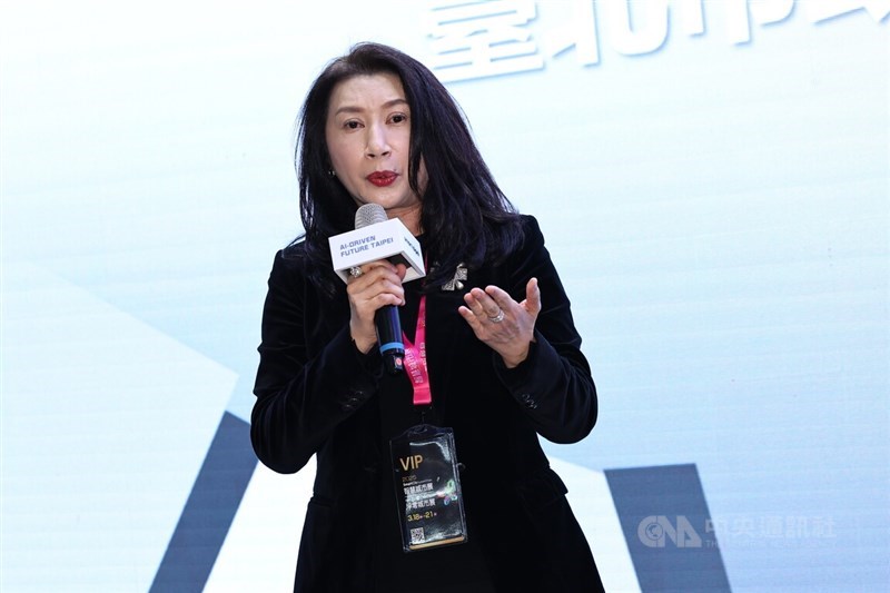 Hon Hai's current rotating chief executive officer Kathy Yang. CNA file photo