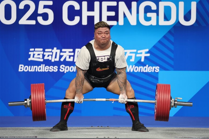 Powerlifter Yang Sen. Photo courtesy of the Chinese Taipei Olympic Committee