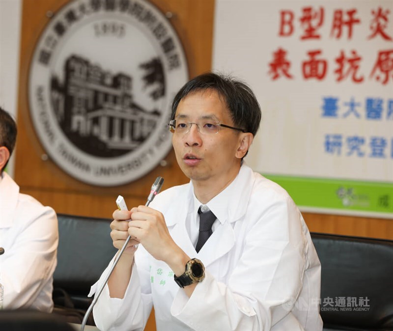 Tseng Tai-chung, an attending physician at NTUH's Department of Medical Research. CNA photo Aug. 19, 2025