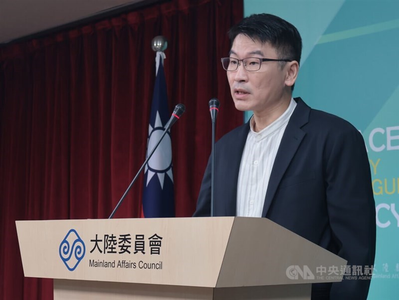 Taiwan's Mainland Affairs Council deputy head and spokesperson Liang Wen-chieh. CNA photo Aug. 21, 2025