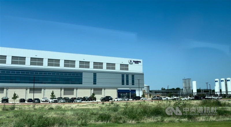 A GlobalWafers factory in Texas that was opened in May 2025. CNA photo Aug. 24, 2025