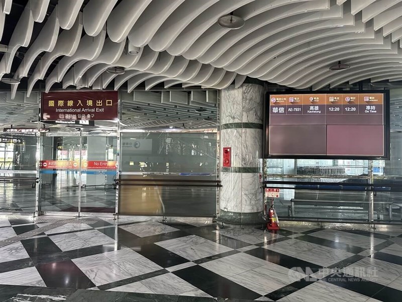 The Hualien Airport. CNA photo Aug. 25, 2025