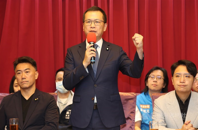 Kuomintang lawmaker Lo Chih-chiang declared Tuesday that he will run for KMT party chairman. CNA photo Aug. 26, 2025