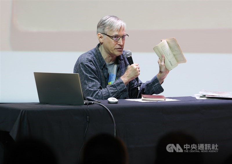 Taiwanese pop music researcher Eric Scheihagen. CNA photo Aug. 31, 2025