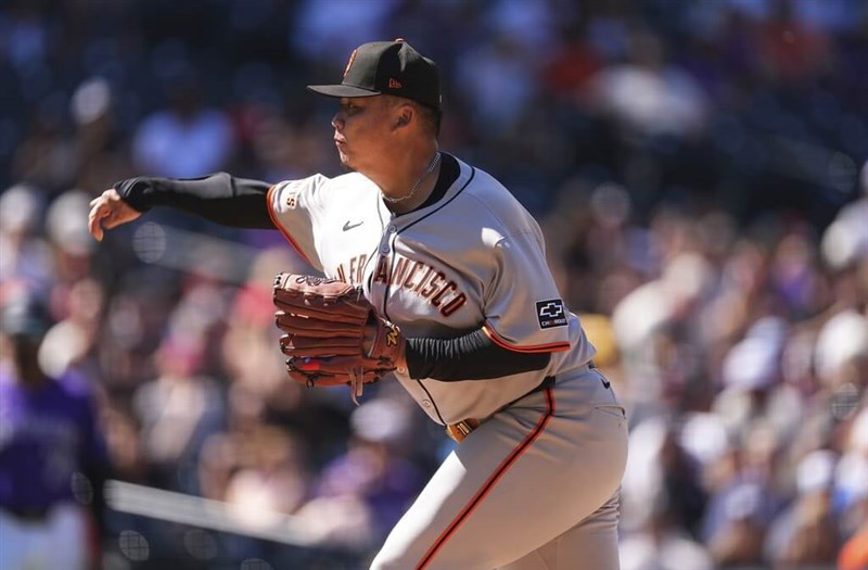 San Francisco Giants pitcher Teng Kai-wei. Photo: AP News