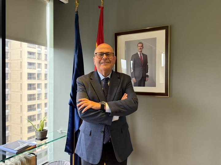 Germán Bejarano García, incoming Madrid representative to Taiwan. Photo taken from the Spanish Chamber of Commerce in Taiwan’s Facebook page.