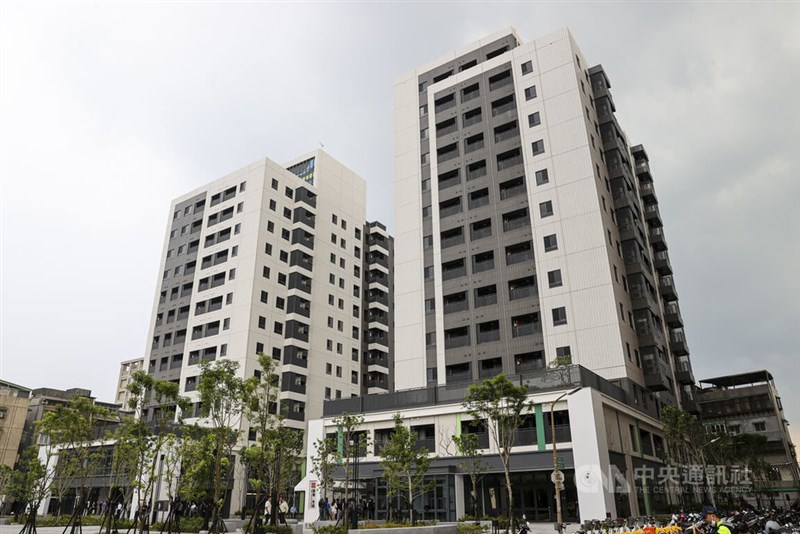 A social housing building in Wanhua District, Taipei. CNA file photo