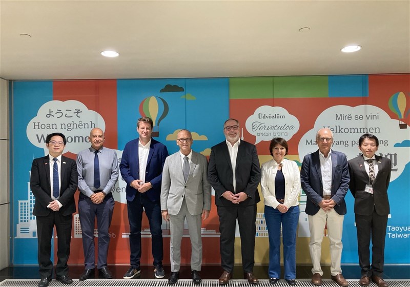 A group of French senators arrive in Taiwan for a six-day trip. Photo courtesy of Ministry of Foreign Affairs