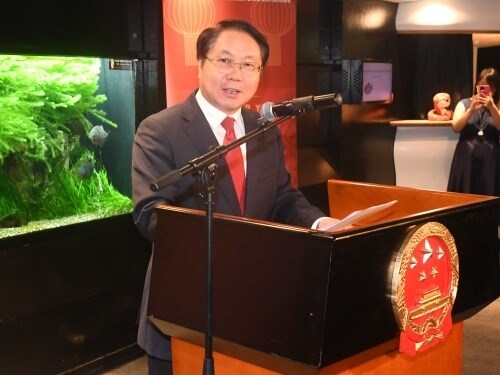 Chinese Ambassador to Denmark Wang Xuefeng. Photo taken from China's Ministry of Foreign Affairs website: mfa.gov.cn