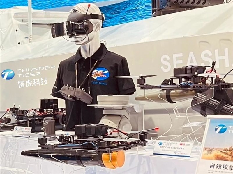 The Overkill FPV Suicide Drone series, developed by Taiwan’s Thunder Tiger Group, is listed on the U.S. Department of Defense’s Blue UAS Cleared List. (Photo courtesy of Thunder Tiger Group)
