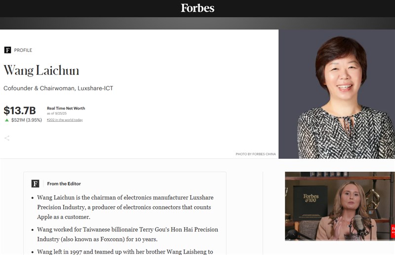 Graphic captured from Forbes official website