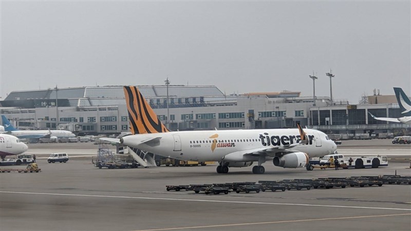 A Taiwan Tigerair plane. CNA file photo