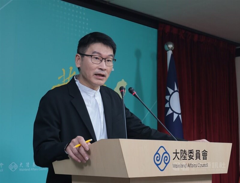 MAC Deputy Minister and spokesman Liang Wen-chieh. CNA photo Oct. 2, 2025
